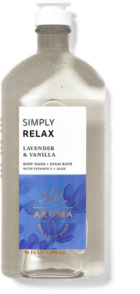 Lavender Vanilla Body Wash and Foam Bath