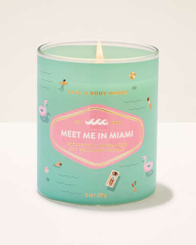 Meet Me In Miami Single Wick Candle