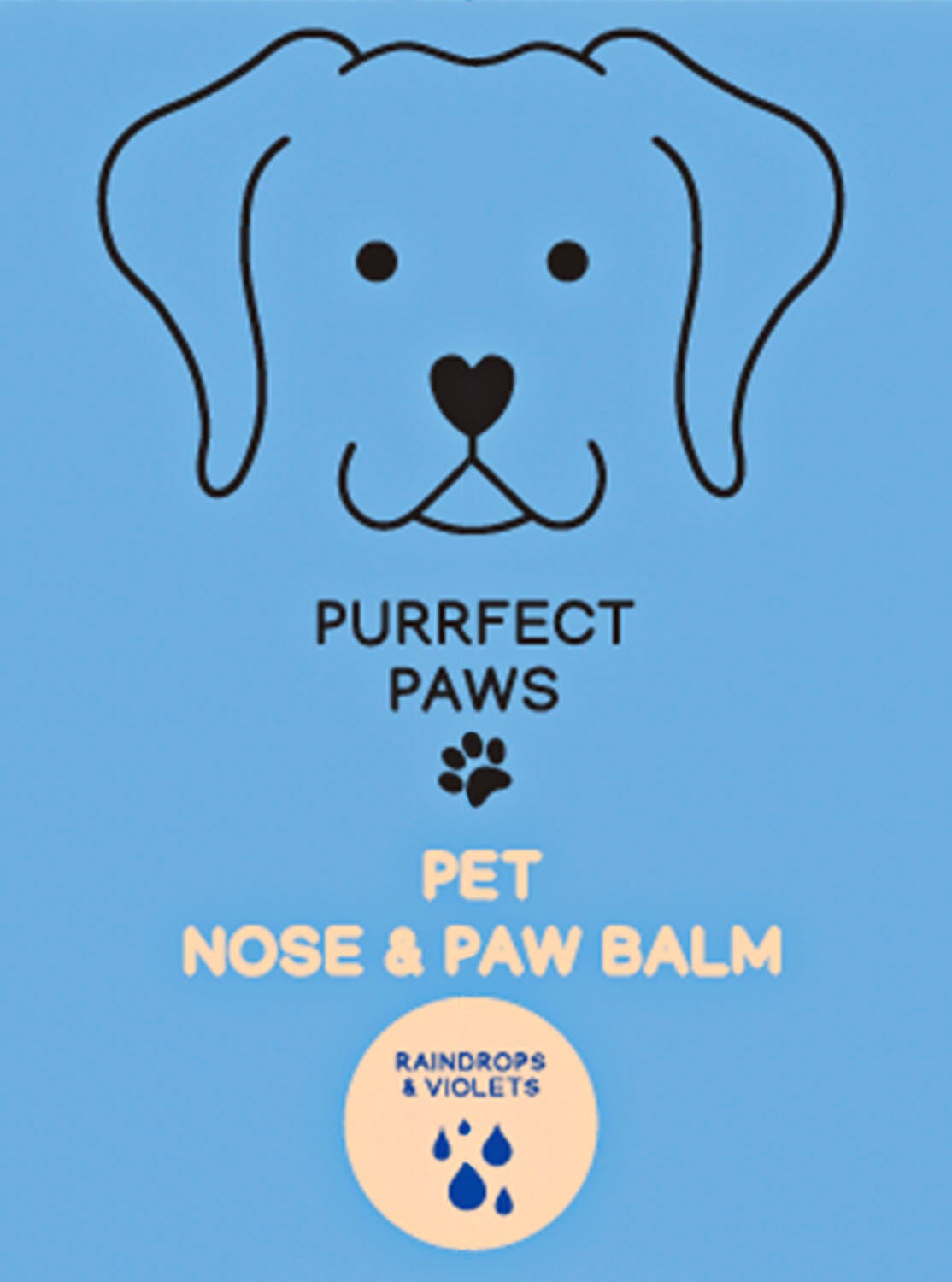 Raindrops & Violet Pet Nose & Paw Balm