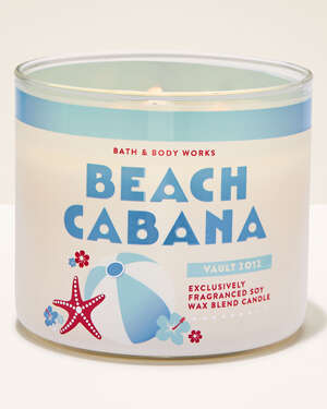 Beach Cabana 3-Wick Candle