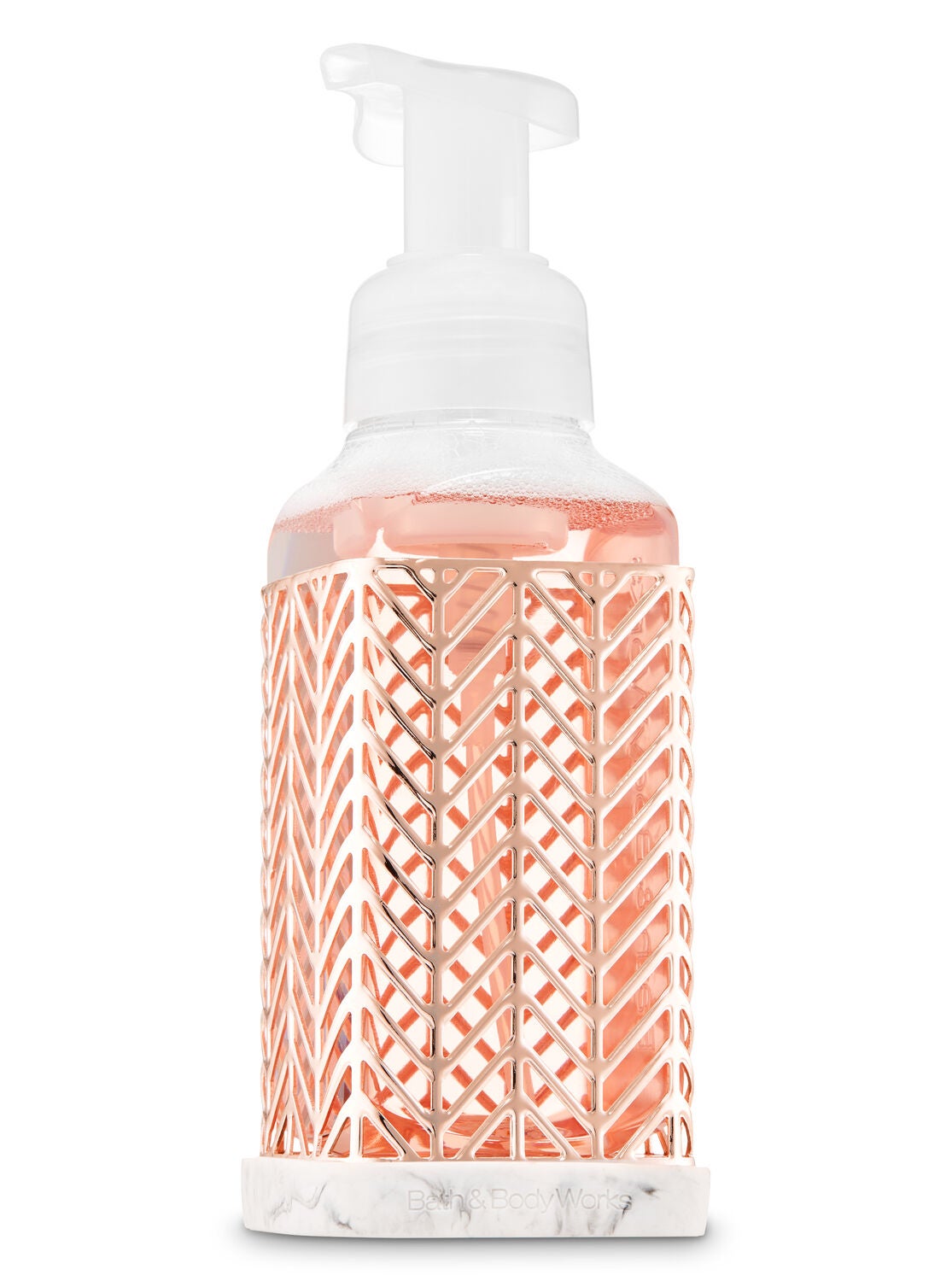 Rose Gold Chevron Gentle Foaming Soap Holder