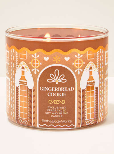 Gingerbread Cookie 3-Wick Candle