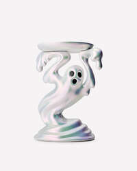 Drippy Ghost Pedestal 3-Wick Candle Holder