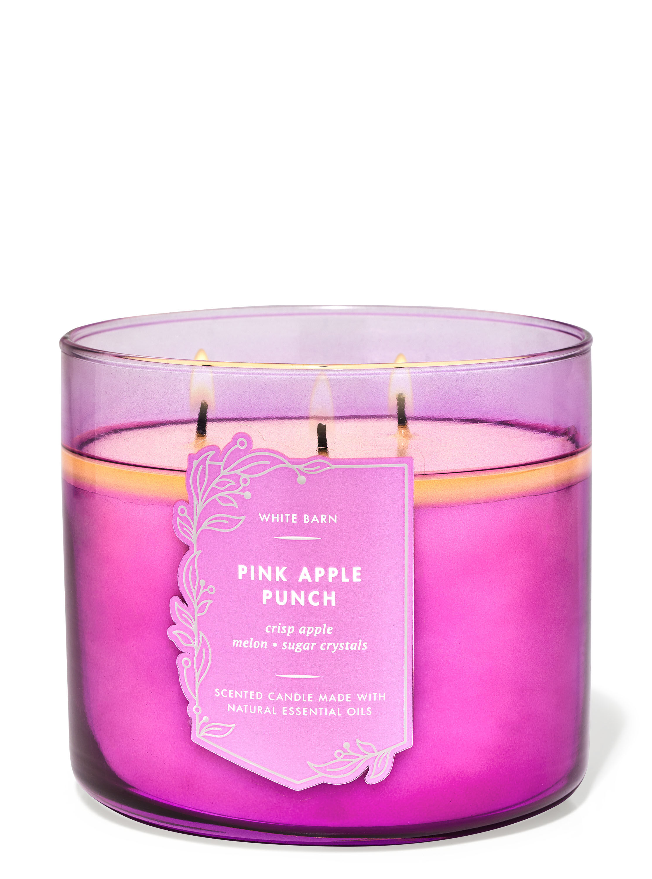 Pink Apple Punch 3-Wick Candle