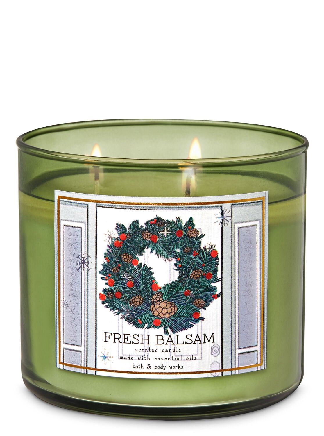 Fresh Balsam 3-Wick Candle - Bath And Body Works