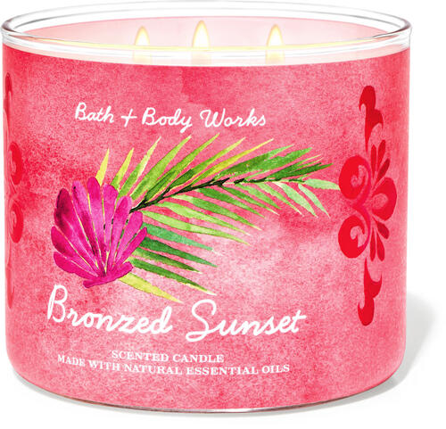Bronzed Sunset 3-Wick Candle