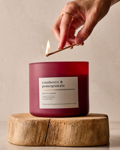 Cranberry & Pomegranate 3-Wick Candle