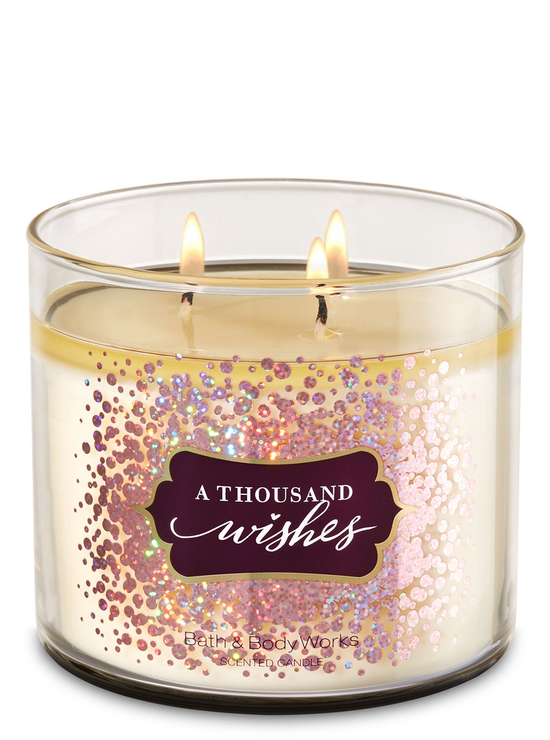 A Thousand Wishes 3 Wick Candle White Barn Bath Body Works