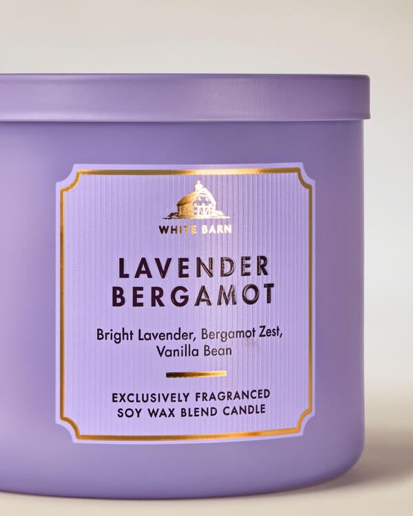 Lavender Bergamot 3-Wick Candle