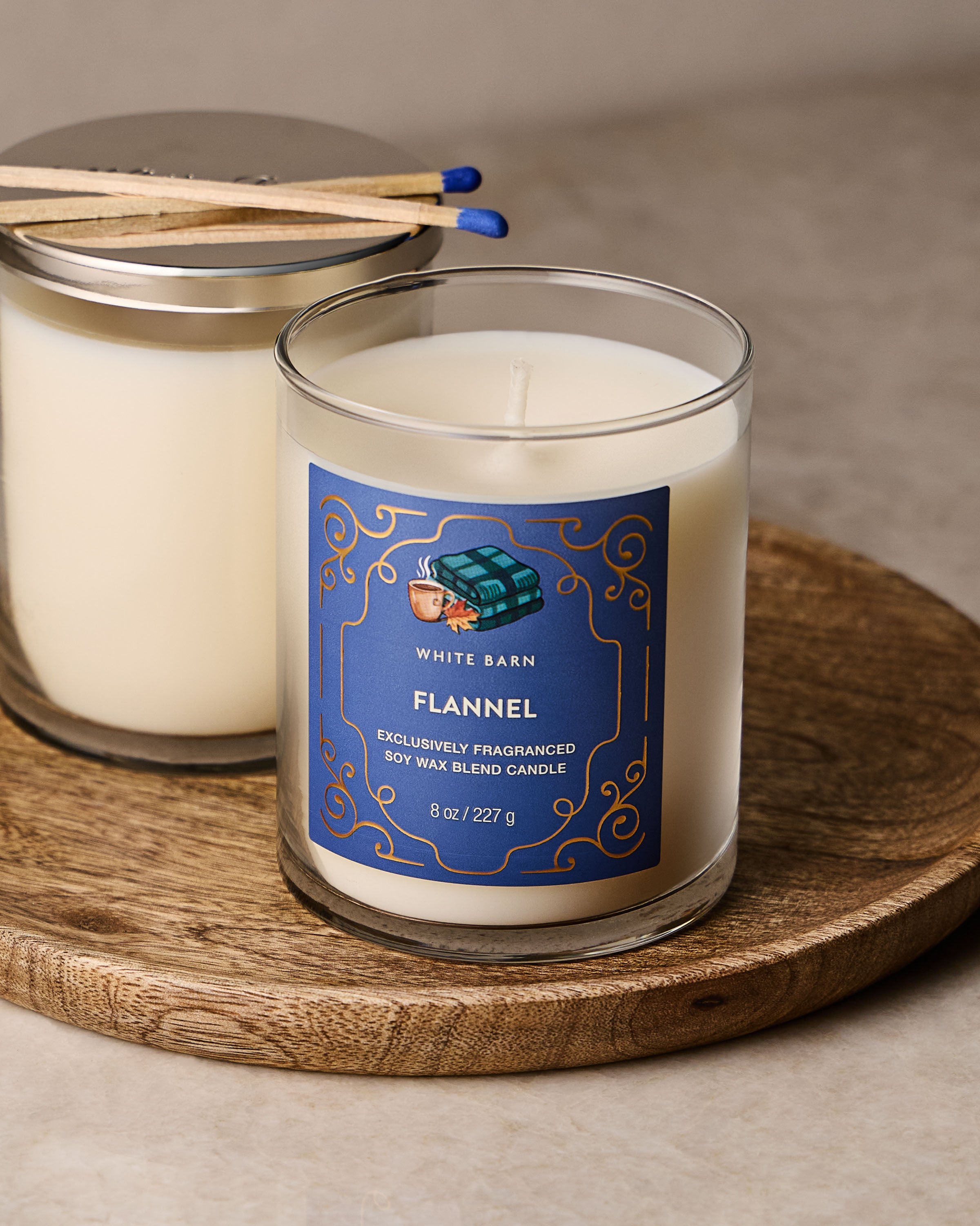 Flannel Single Wick Candle | Bath & Body Works