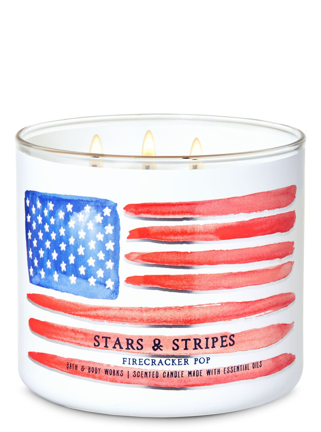 Firecracker Pop 3-Wick Candle - Bath And Body Works