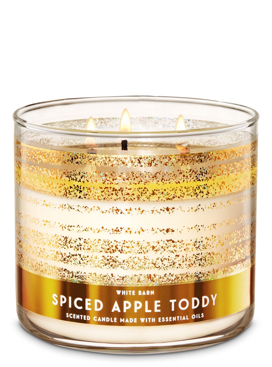 Spiced Apple Toddy 3-Wick Candle - Bath And Body Works
