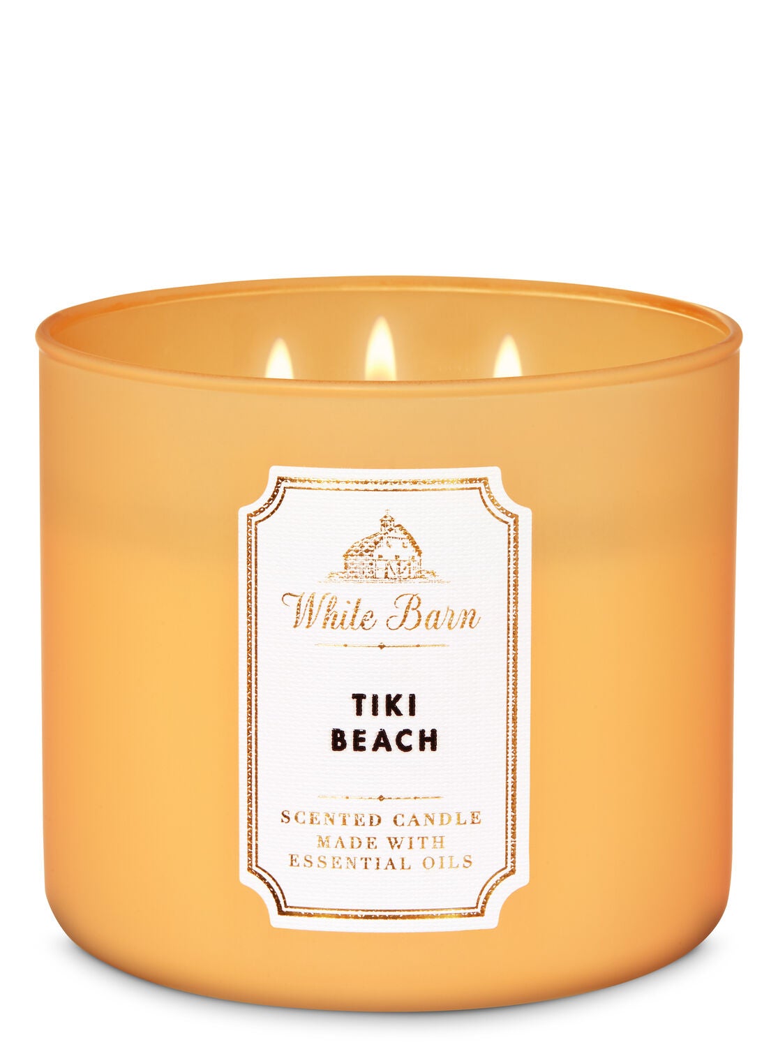 White Barn Tiki Beach 3-Wick Candle - Bath And Body Works