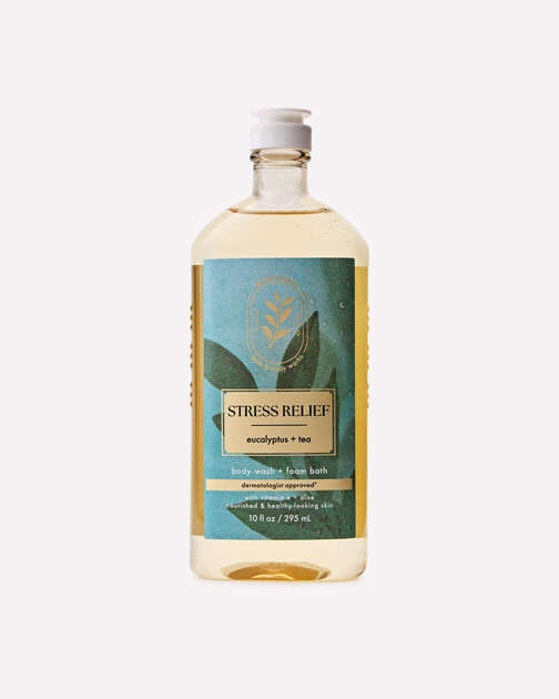 Stress Relief: Eucalyptus + Tea Body Wash & Foam Bath
