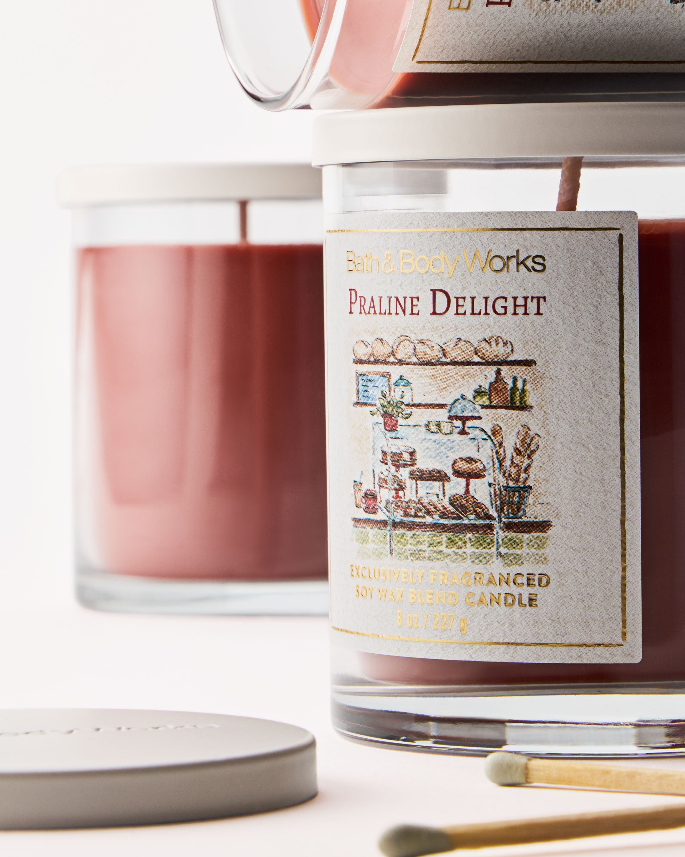 Praline Delight Single Wick Candle | Bath & Body Works