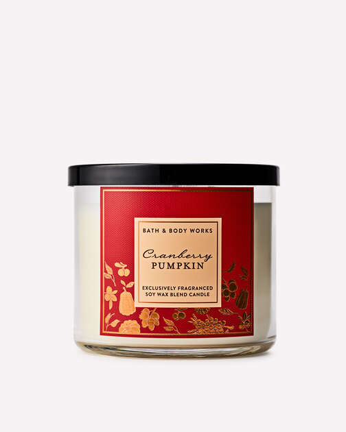 Cranberry Pumpkin 3-Wick Candle