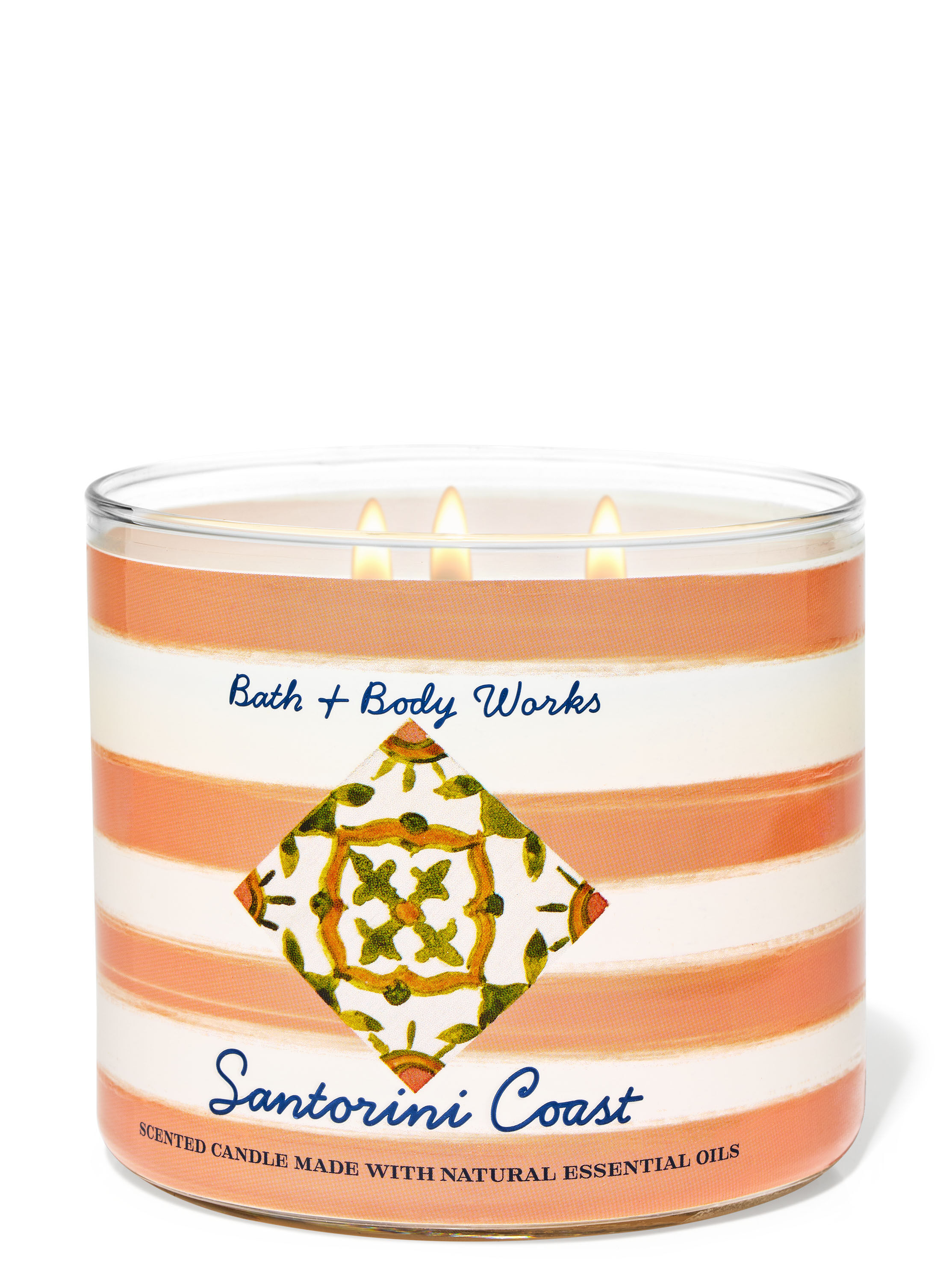 Santorini Coast 3-Wick Candle