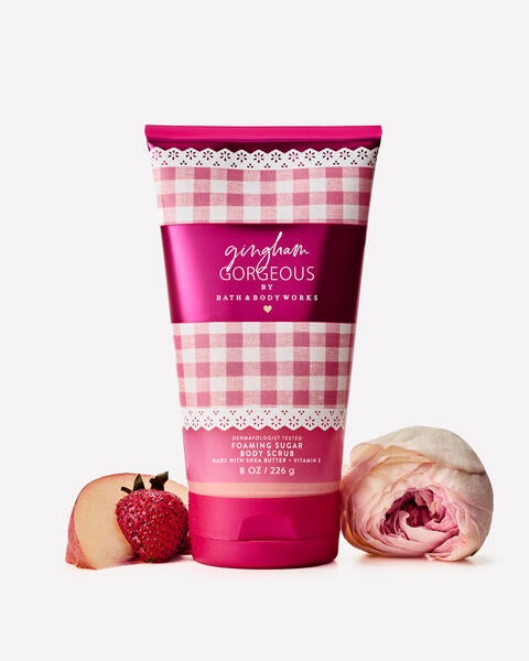 Gingham Gorgeous Foaming Sugar Body Scrub