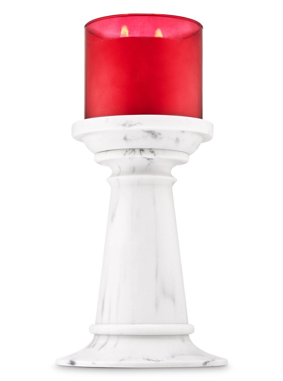 Tall Marble Pedestal 3-Wick Candle Holder - Bath And Body Works