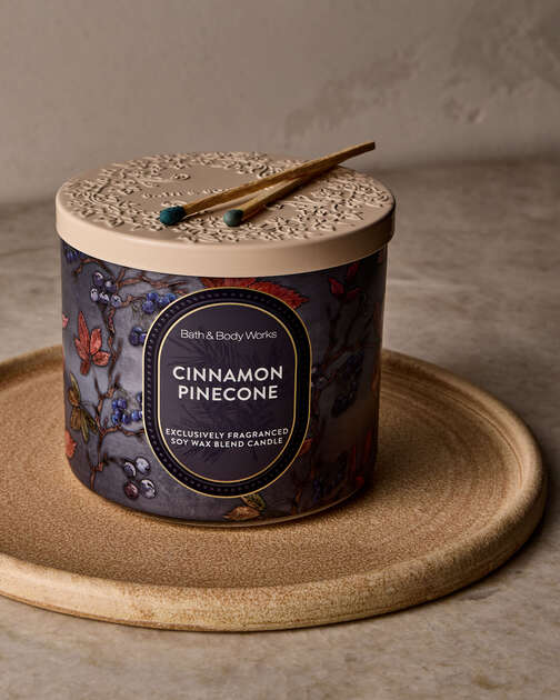Cinnamon Pinecone 3-Wick Candle