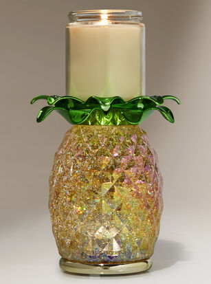 Water Globe Pineapple Single Wick Candle Holder