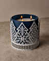 Snowy Forest 3-Wick Candle Holder