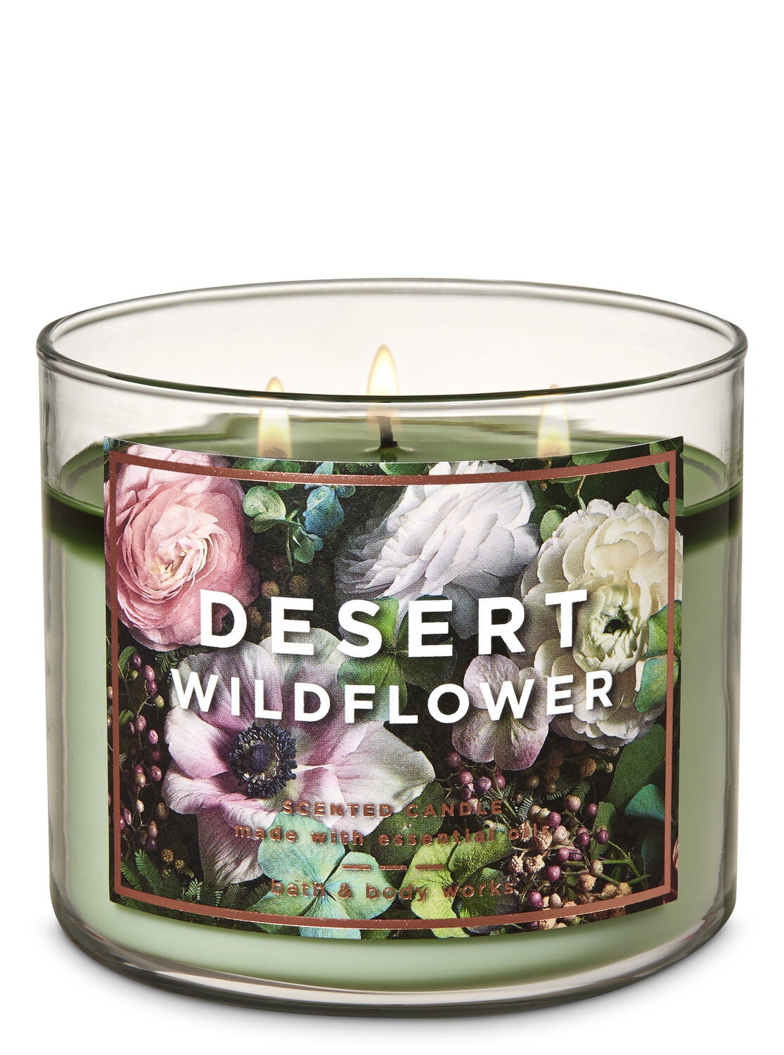 Desert Wildflower 3-Wick Candle - Bath And Body Works