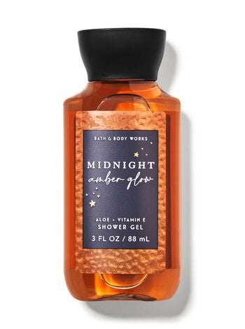 Midnight Amber Glow Travel Size Shower Gel Bath & Body Works