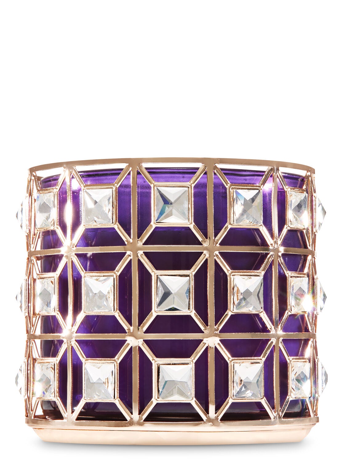 Geometric Gem 3-Wick Candle Holder - Bath And Body Works