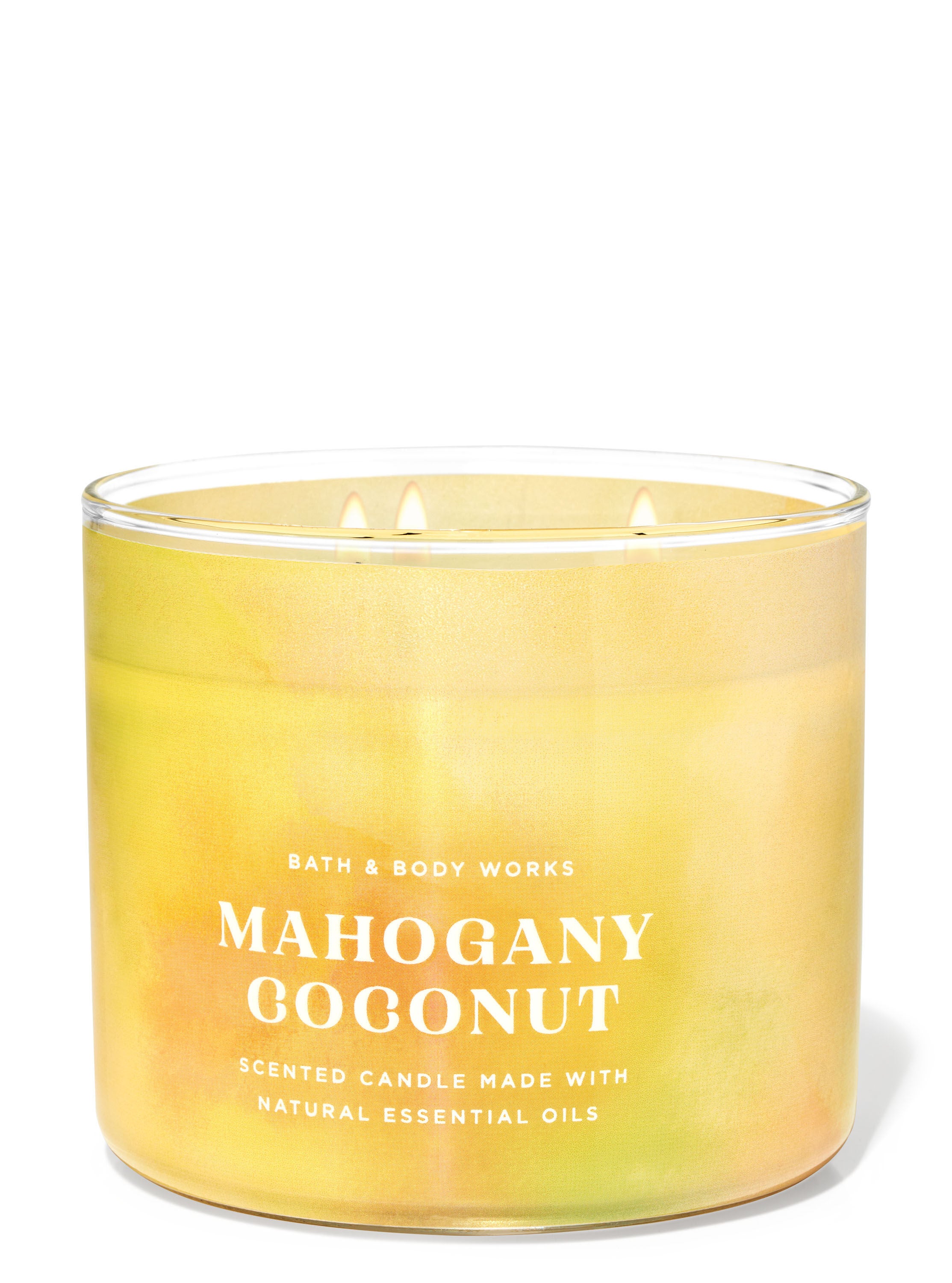 Mahogany Coconut 3-Wick Candle