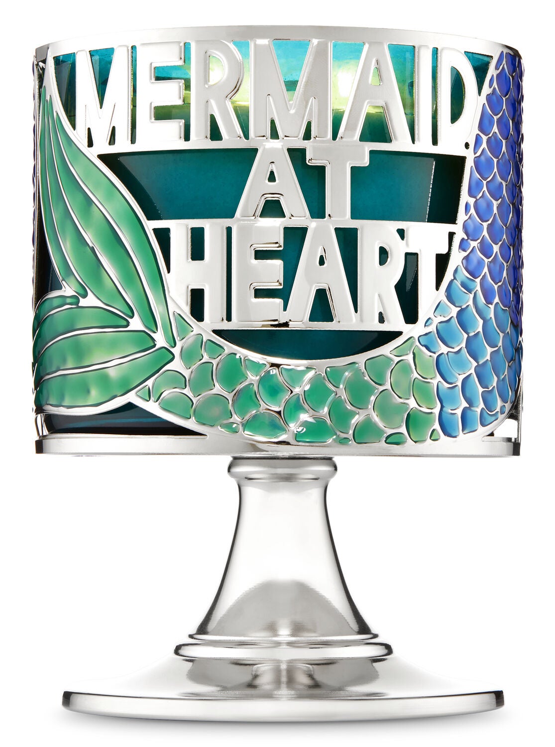 Mermaid at Heart Pedestal 3-Wick Candle Holder - Bath And Body Works