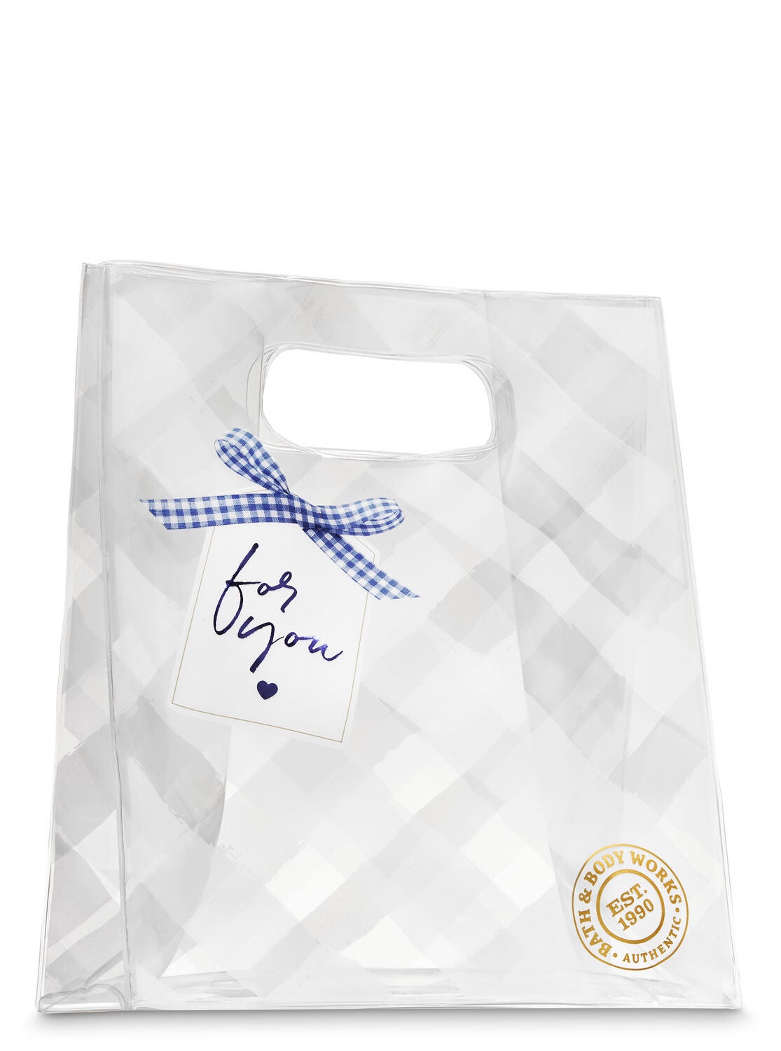 Gingham Gift Bag - Bath And Body Works