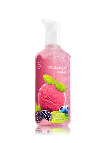 VANILLA BERRY SORBET Deep Cleansing Hand Soap