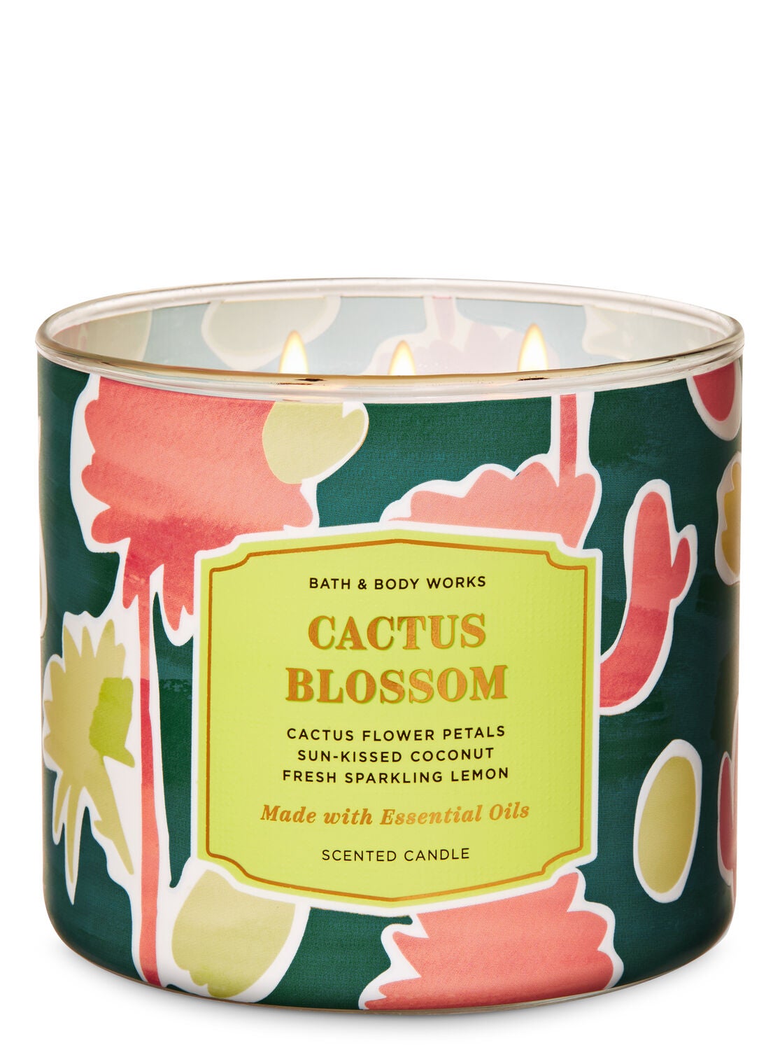 Cactus Blossom 3-Wick Candle - Bath And Body Works