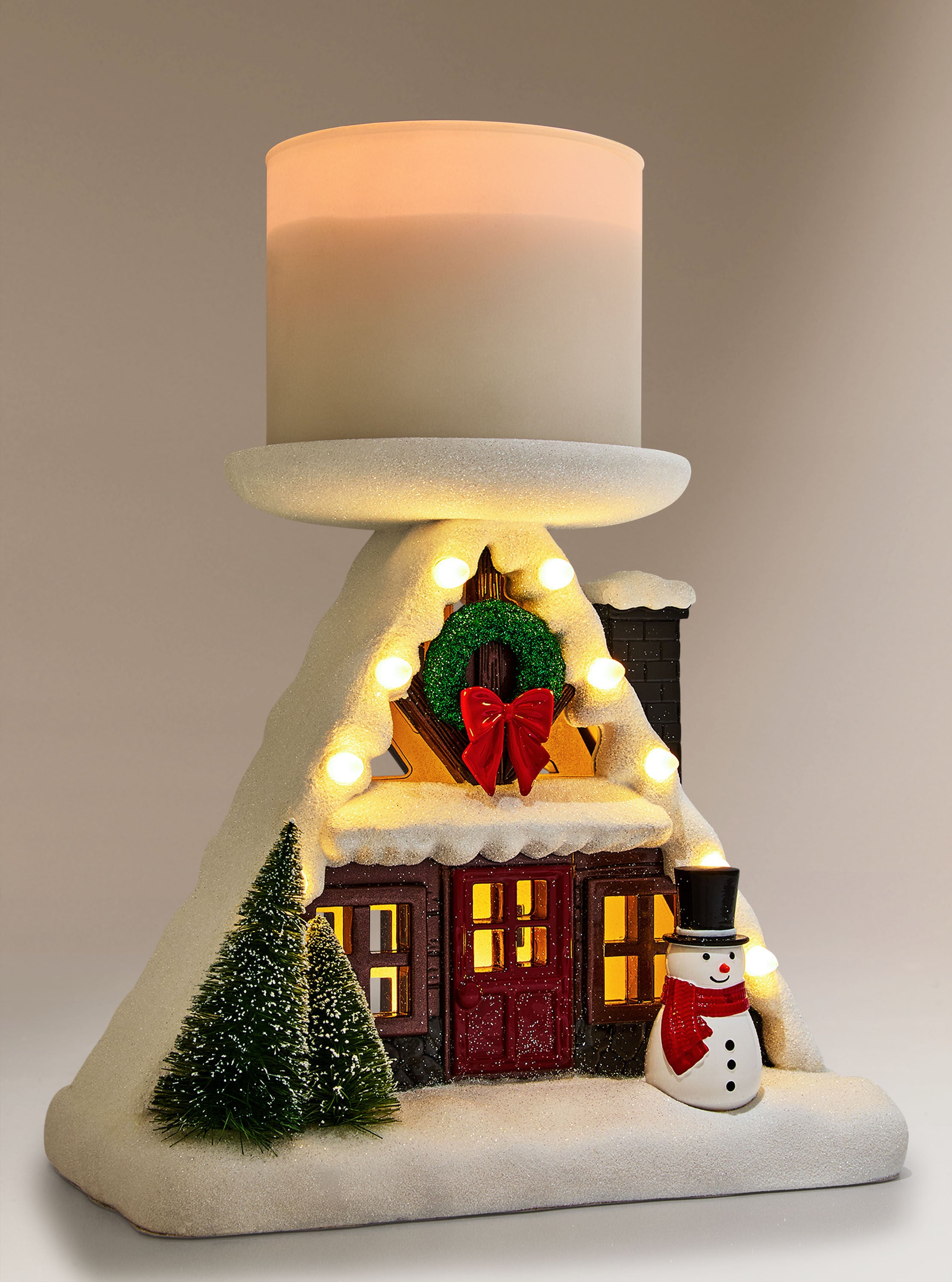 Bath and body light up candle holder online