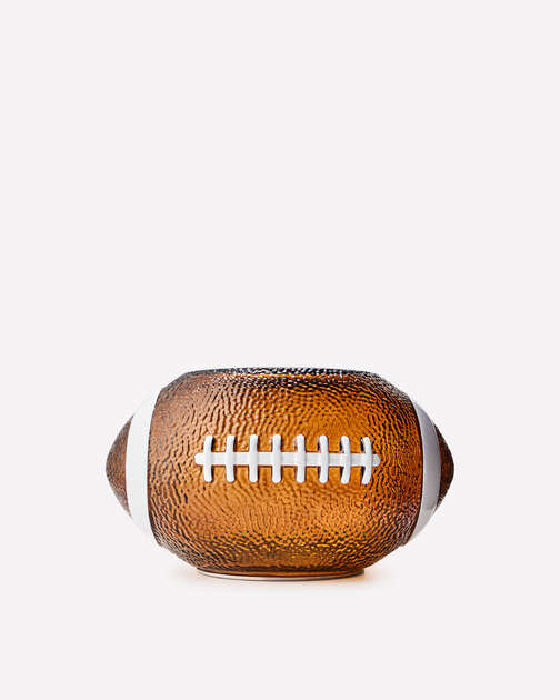 Football 3-Wick Candle Holder