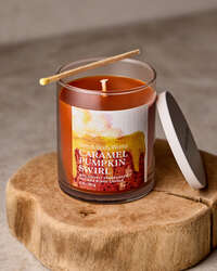Caramel Pumpkin Swirl Single Wick Candle