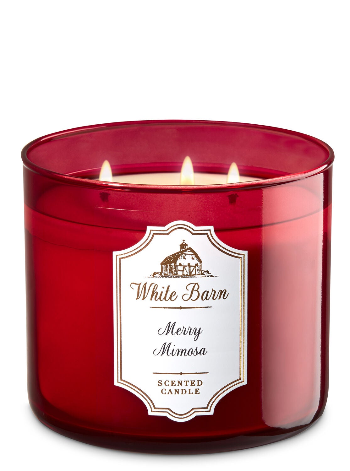 White Barn Merry Mimosa 3-Wick Candle - Bath And Body Works