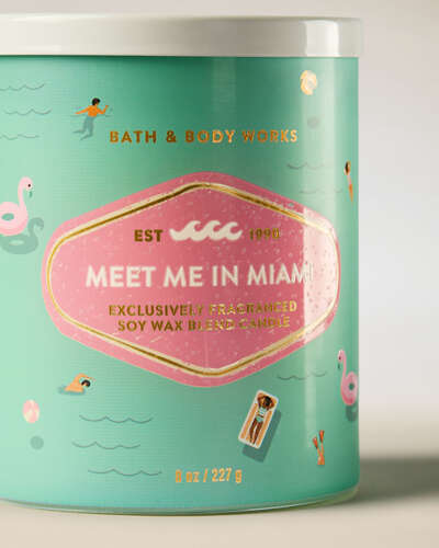 Meet Me In Miami Single Wick Candle
