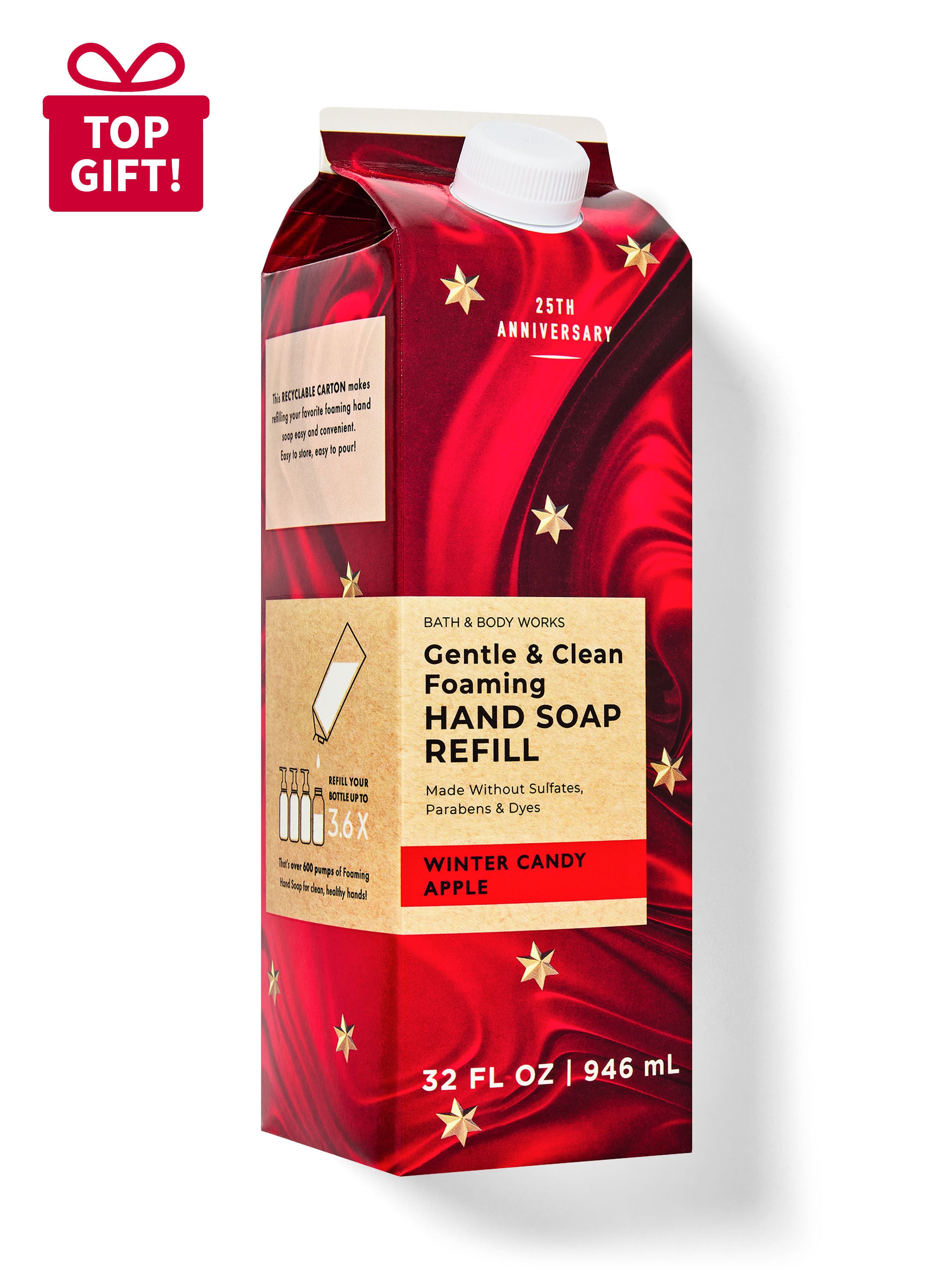Winter Candy Apple Gentle Clean Foaming Refill Bath Body Works