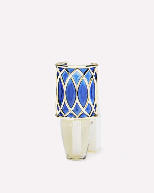 Blue Geometric Scent Control™ Nightlight Wallflowers Fragrance Plug