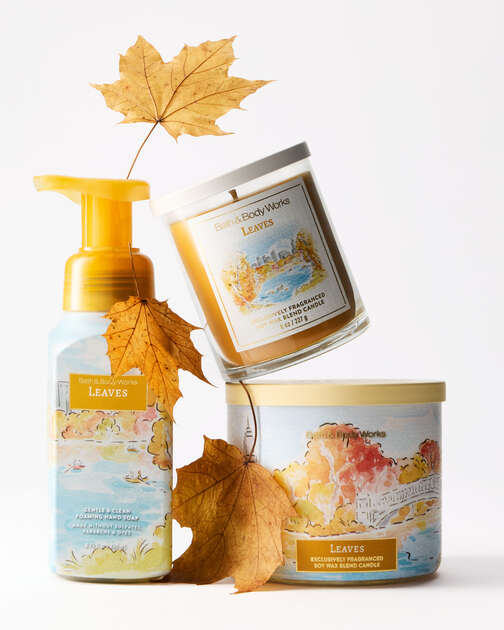Leaves 3-Wick Candle
