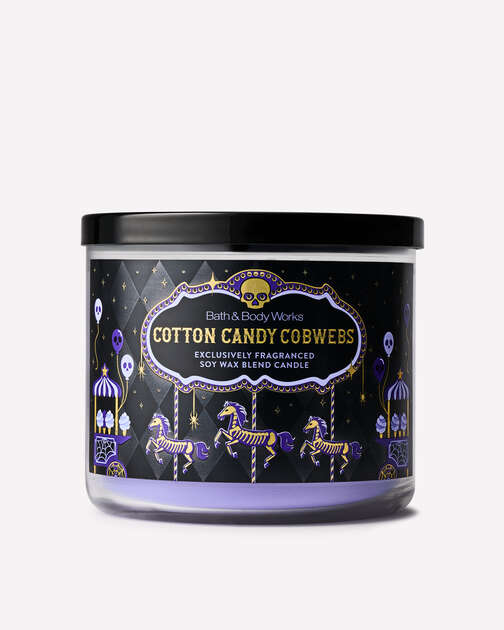 Cotton Candy Cobwebs 3-Wick Candle