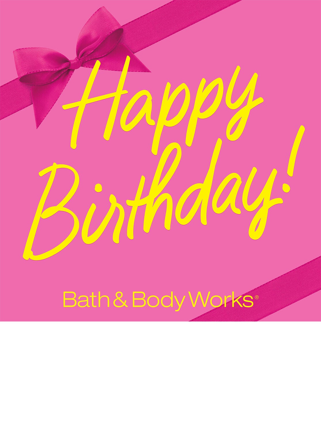 Happy Birthday E-Gift Card | Bath & Body Works