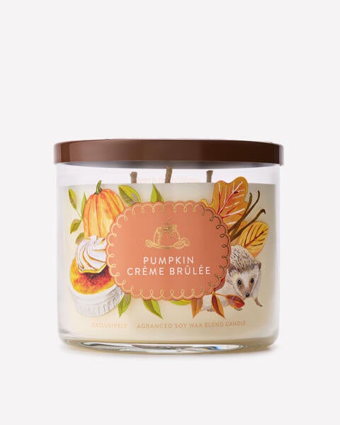 Pumpkin Crème Brûlée 3-Wick Candle