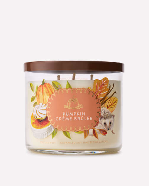 Pumpkin Crème Brûlée 3-Wick Candle
