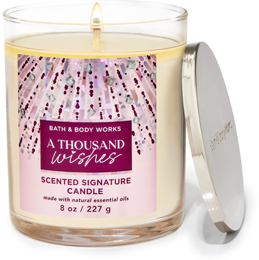 Single Wick Scented Candles Bath Body Works