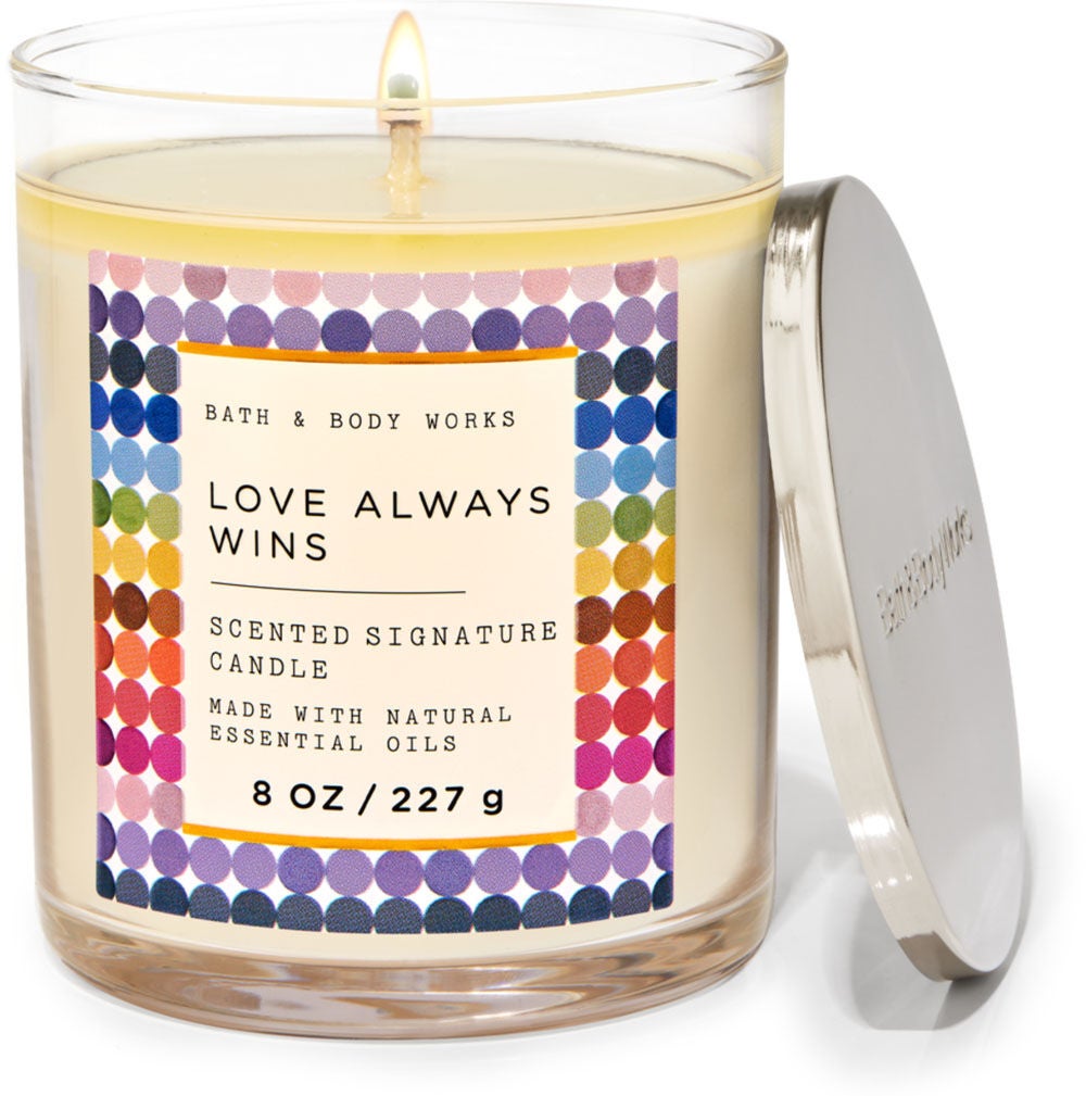 Love Always Wins Signature Single Wick Candle