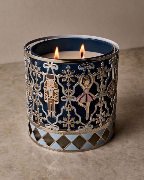 Nutcracker 3-Wick Candle Holder