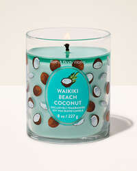 Waikiki Beach Coconut Single Wick Candle